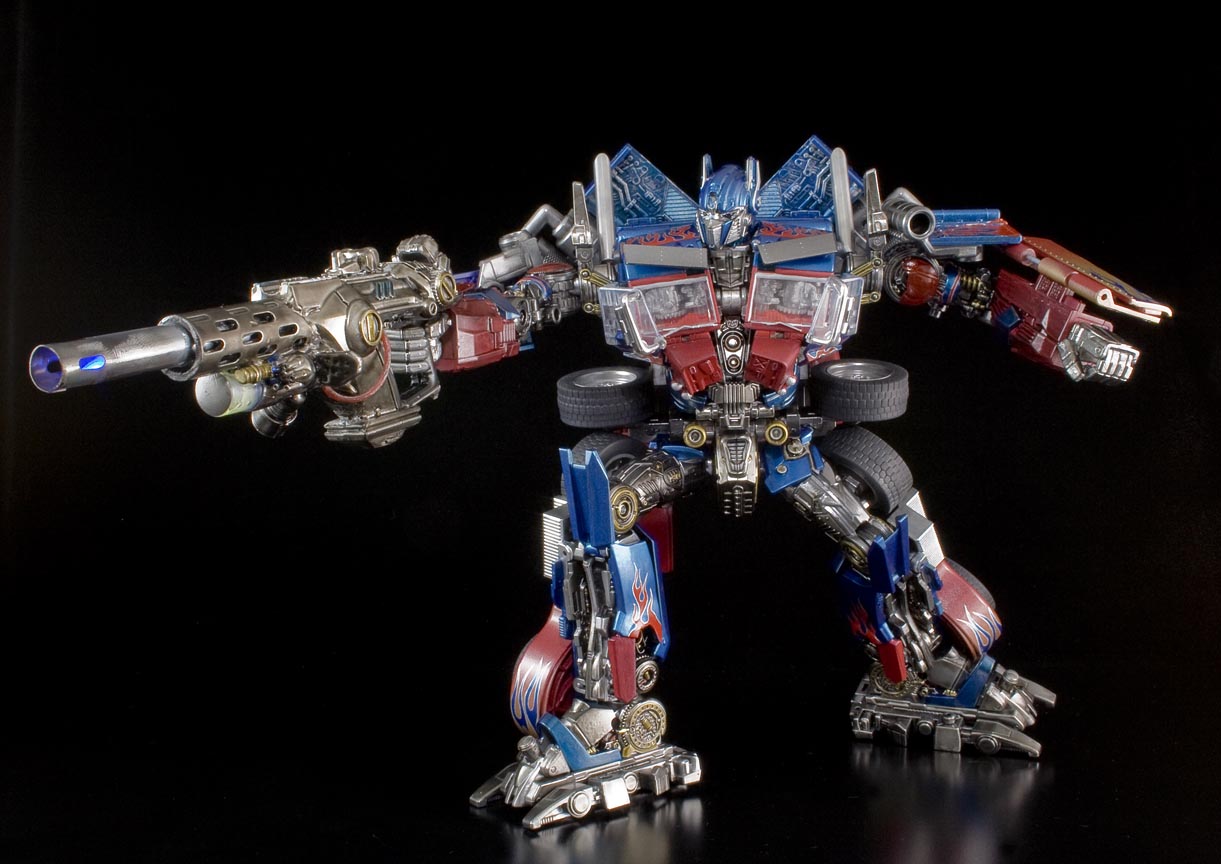 Heavy/Scratch: - ROTF Optimus Prime w/ Custom Light Up Guns and Blades ...